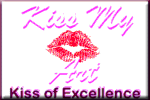 Kiss My Art Kiss Of Excellence Award: Linked To Their Web Site
